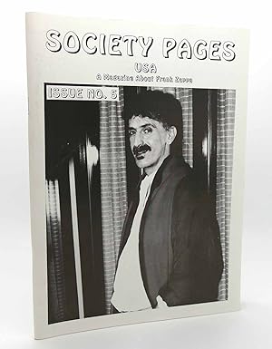SOCIETY PAGES FRANK ZAPPA ISSUE NO. 5 A Magazine about Frank Zappa Fanzine