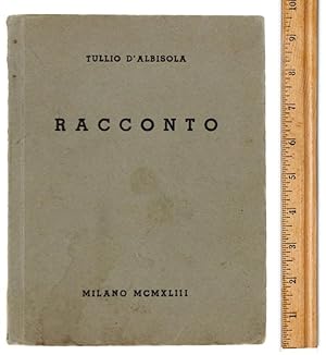 Imagen del vendedor de RACCONTO. Con quattordici disegni di Lucio Fontana.: a la venta por Bergoglio Libri d'Epoca