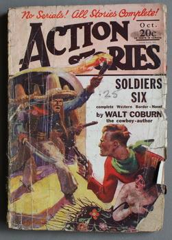 Seller image for ACTION STORIES (Pulp Magazine). October 1928; -- Volume 8 #2 Soldiers Six by Walt Coburn; ; for sale by Comic World