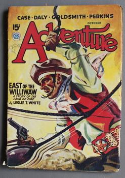 Seller image for ADVENTURE (Pulp Magazine). October 1941 ; -- Volume 105 #1 East of the Williwaw by Leslie T. White; for sale by Comic World