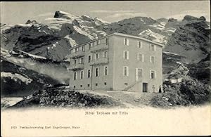Ansichtskarte / Postkarte Wolfenschiessen Nidwalden, Hotel Trübsee mit Titlis