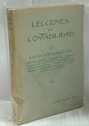 Seller image for LECCIONES DE CONTABILIDAD for sale by LIBRERIA  SANZ