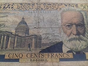 billets de cinq cents francs