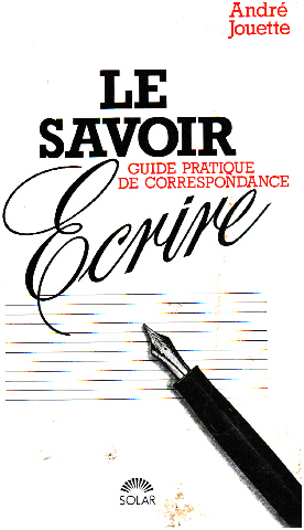 Le savoir - guide pratique de correspondance