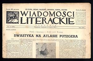 Seller image for Wiadomosci Literackie. Tygodnik. R.14 (1937). Nr 12 (698) (14 marca 1937) for sale by POLIART Beata Kalke