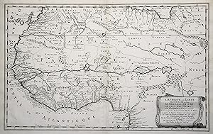 Bild des Verkufers fr Kupferstich- Karte, v. J. Somer n. N. Sanson d' Abbeville b. Mariette, "L' Afrique, ou Lybie ulterieure ou sont Le Saara, ou Desert, Le Pays des Negres. La Guinee et les Pays circonv. . 1655". zum Verkauf von Antiquariat Clemens Paulusch GmbH