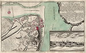 Bild des Verkufers fr Befestigungsgrundri, "Plan der Stadt Quebec . A 1759 .". zum Verkauf von Antiquariat Clemens Paulusch GmbH
