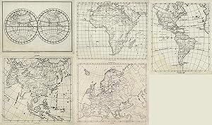 Bild des Verkufers fr Kupferstich- Karte, 5 Blatt n. H. F. Schlegel,. zum Verkauf von Antiquariat Clemens Paulusch GmbH