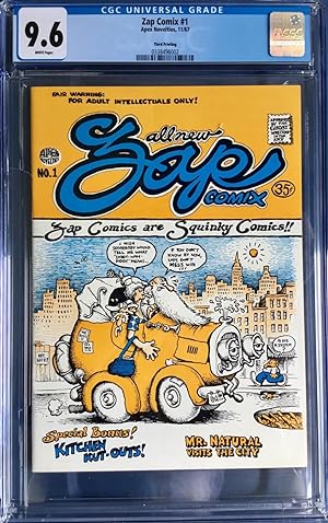 Seller image for ZAP COMIX No. 1 (One) CGC Graded 9.6 (NM+) for sale by OUTSIDER ENTERPRISES
