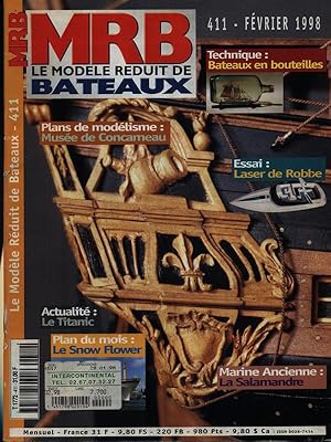 Bild des Verkufers fr MRB Le modele reduit de bateaux n. 411/fevrier 1998 zum Verkauf von Librodifaccia