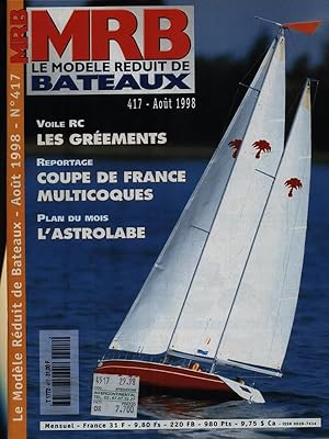 Bild des Verkufers fr MRB Le modele reduit de bateaux n. 417/aout 1998 zum Verkauf von Librodifaccia