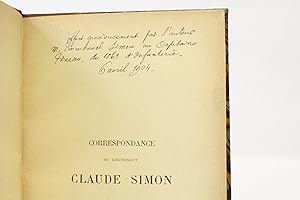 Correspondance de Claude Simon, lieutenant grenadier du régiment de Walsh (N°92) aux armées du No...