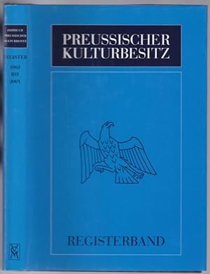 Bild des Verkufers fr Jahrbuch Preuischer Kulturbesitz. Register Bd. I-XL zum Verkauf von Graphem. Kunst- und Buchantiquariat