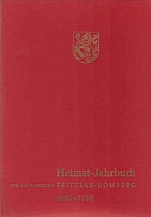 Imagen del vendedor de Heimat - Jahrbuch fr den Landkreis Fritzlar - Homberg : 1965 - 1968 a la venta por Schrmann und Kiewning GbR