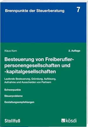 Seller image for Besteuerung von Freiberuflerpersonengesellschaften und -kapitalgesellschaften for sale by Rheinberg-Buch Andreas Meier eK