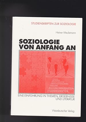 Seller image for Heiner Meulemann, Soziologie von Anfang an - eine Einführung for sale by sonntago DE