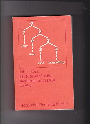 Seller image for John Lyons, Einführung in die moderne Linguistik for sale by sonntago DE