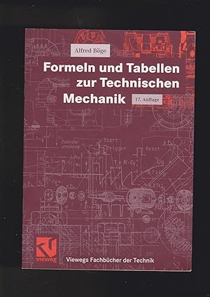 Seller image for Alfred Böge, Formeln und Tabellen zur Technischen Mechanik for sale by sonntago DE