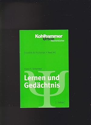 Seller image for Franz J. Schermer, Lernen und Gedchtnis for sale by sonntago DE