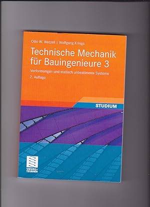 Seller image for Otto W. Wetzell, W. Krings, Technische Mechanik für Bauingenieure 3 for sale by sonntago DE