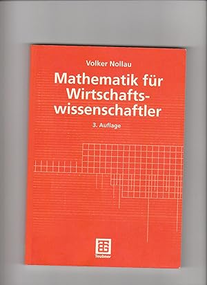 Seller image for Volker Nollau, Mathematik für Wirtschaftswissenschaftler for sale by sonntago DE