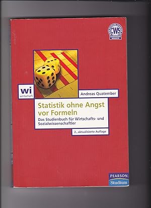 Seller image for Andreas Quatember, Statistik ohne Angst vor Formeln for sale by sonntago DE