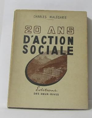 Seller image for 20 ans d'action sociale for sale by crealivres