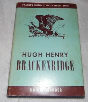 Seller image for Hugh Henry Brackenridge Twayne's United States Authors Series for sale by Pheonix Books and Collectibles