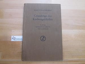 Imagen del vendedor de Grundzge der Kirchengeschichte : Ein berblick. Hans von Schubert a la venta por Antiquariat im Kaiserviertel | Wimbauer Buchversand