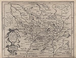 Bild des Verkufers fr Kupferstich- Karte, b. Hondius n. Mercator, "Burgundiae Duca .". zum Verkauf von Antiquariat Clemens Paulusch GmbH