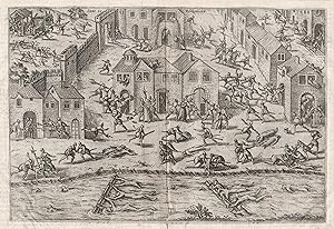 Bild des Verkufers fr Ermordung der Protestanten zu Sens, April 1562. zum Verkauf von Antiquariat Clemens Paulusch GmbH