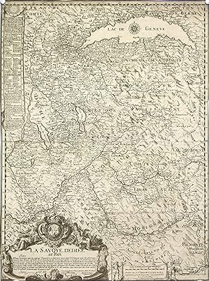 Bild des Verkufers fr Kupferstich- Karte, n. P. Placide b. Jaillot, "La Savoye, dediee au Roy". zum Verkauf von Antiquariat Clemens Paulusch GmbH