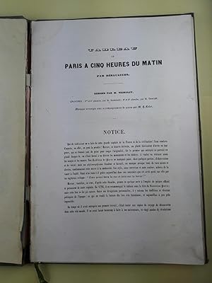 Chants et chansons populaires de la France. ableau de Paris a cinq heures du matin. / mort et con...