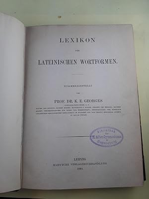 Lexikon der lateinischen Wortformen. Text in Lateinischer Sprache,