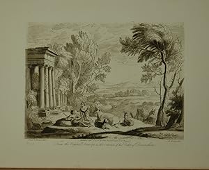Landscape. From the original drawing in the collection of the Duke of Devonshire: Juno confiding ...
