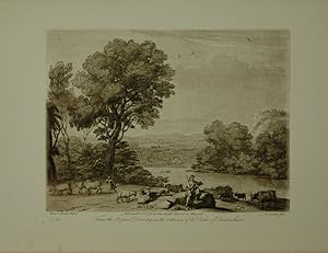 Landscape. From the original drawing in the collection of the Duke of Devonshire: Mercury and Bat...