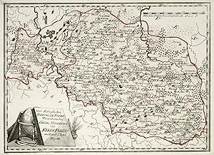 Kupferstich- Karte, b. Reilly, "Der Königlichen Republik Polen Woiwodschaften Chelm u. Wolhynien .".