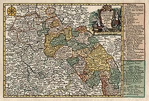 Bild des Verkufers fr Kupferstich- Karte, v. J. G. Schreiber, "Das Herzogthum Schlesien". zum Verkauf von Antiquariat Clemens Paulusch GmbH
