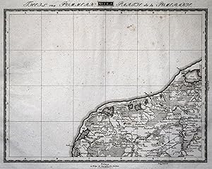 Kupferstich- Karte, b. Weimar ( Geogr. Institut ), "Theil von Pommern Sect. 2".