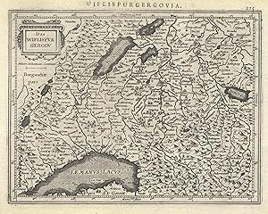 Bild des Verkufers fr Kupferstich- Karte, b. Janssonius n. Mercator, "Das Wiflispvrgergow". zum Verkauf von Antiquariat Clemens Paulusch GmbH