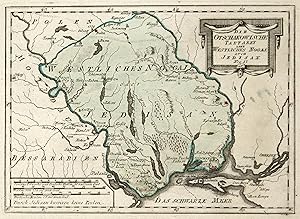 Kupferstich- Karte, b. Reilly, "Die Otschakowische Tartarey oder Westliches Nogaj, auch Jedisan".