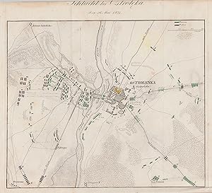 Darstellung der "Schlacht bei Ostroleka. Den 26. Mai 1831".