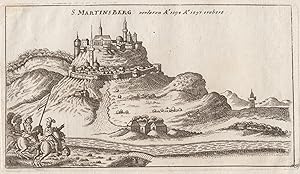 Seller image for Gesamtansicht, "S. Martinsberg. verloren Ao 1594 Ao 1597 erobert". for sale by Antiquariat Clemens Paulusch GmbH