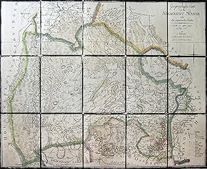 Kupferstich- Karte, n. C. Wilckens v. J.F. Salzenberg, "Geographiesche Carte von den Niederstift ...