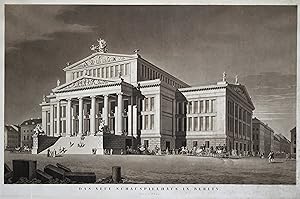 Bild des Verkufers fr Das neue Schauspielhaus in Berlin. zum Verkauf von Antiquariat Clemens Paulusch GmbH