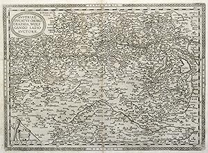 Kupferstich- Karte, n. W. Lazius b. Ortelius, "Austriae Ducatus Chorographia, Wolfgango Lazio Avc...