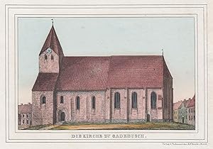 Bild des Verkufers fr Teilansicht, Kirche. zum Verkauf von Antiquariat Clemens Paulusch GmbH