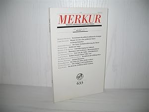 Bild des Verkufers fr Merkur (Nr. 633): Deutsche Zeitschrift fr europisches Denken. Heft 1, 56. Jahrgang, Januar 2002; zum Verkauf von buecheria, Einzelunternehmen