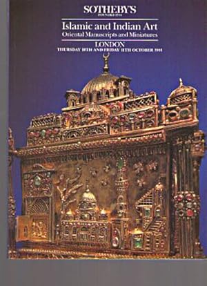 Sothebys 1991 Islamic, Indian Art & Oriental Miniatures