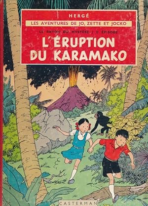 Seller image for Les aventures de Jo, Zette et Jocko. Le rayon du mystre. 2e pisode. L'ruption du Karamako for sale by LIBRAIRIE GIL-ARTGIL SARL
